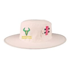 Bassingham CC GN Cream Wide Brim Sun Hat