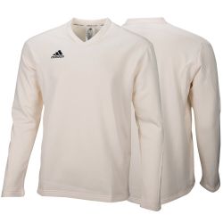 adidas Elite Cricket Long Sleeve Sweater  Snr
