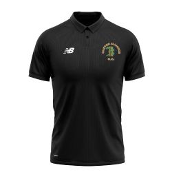 Clifton Alliance Cricket Club New Balance Polo Shirt Black  Jnr
