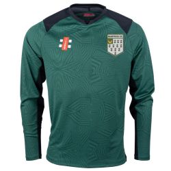 Martock CC GN Green T20 Cricket Shirt LS  Snr