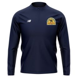 Deccan Chargers CC New Balance 1/4 Zip Mid Layer Navy  Snr