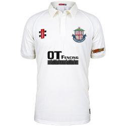 Burbage & Stoke Golding CC GN Matrix Ivory Cricket Shirt S/S Jnr