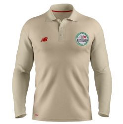 Marchwiel and Wrexham Cricket Club New Balance Long Sleeve Playing Shirt Snr