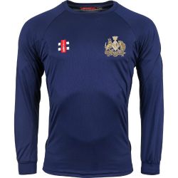 Sidney Sussex College CC GN Navy Matrix LS Tee  Snr