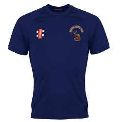 Rainton CC GN Navy Matrix TShirt  Snr