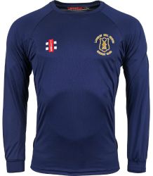 Langley Mill Cricket Club GN Navy Matrix LS Tee  Jnr