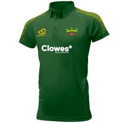 Duffield Cricket Club Masuri Green Clowes Cricket Playing Shirt S/S  Jnr