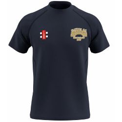 Clifton CC GN Navy GTS T-Shirt Jnr