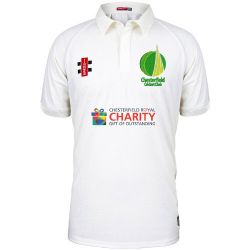 Chesterfield Cricket Club GN Matrix Ivory Cricket Shirt S/S Jnr