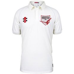 Brigstock CC GN Matrix Ivory Cricket Shirt S/S Snr