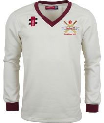 Harley Cricket Club GN Pro Performance Maroon L/S Sweater Snr
