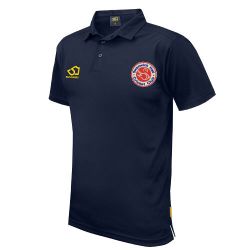 Swanwick Hall Cricket Club Masuri Cricket Polo Shirt Navy Jnr