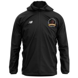 Shipley Hall Cricket Club New Balance Rain Jacket Black  Snr