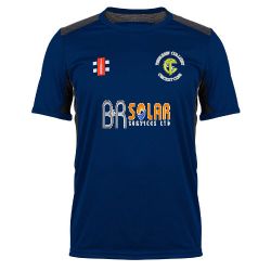 Thoresby Colliery CC GN Navy Pro Performance T-Shirt Snr