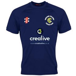 Thoresby Colliery CC GN Navy Matrix TShirt  Jnr