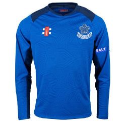 Brailsford CC GN Pro Performance T20 Cricket Shirt LS Navy  Jnr