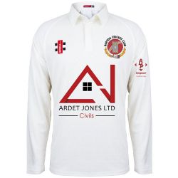 Burton Cricket Club GN Matrix Cricket Shirt L/S Jnr