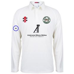 Underwood CC GN Matrix Cricket Shirt L/S Snr