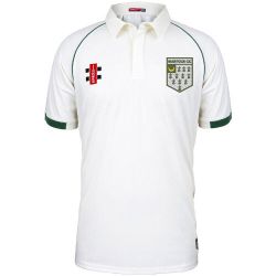 Martock CC GN Matrix Green Cricket Shirt S/S Snr
