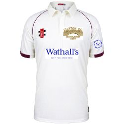 Clifton CC Pro Performance Maroon S/S Shirt Snr