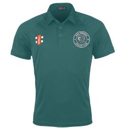 High Farndale CC GN Green Matrix Polo Shirt  Jnr
