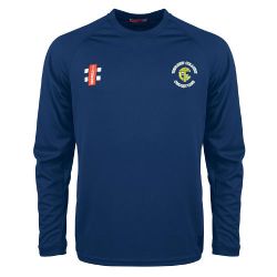 Thoresby Colliery CC GN Navy Matrix L/S Tee  Jnr