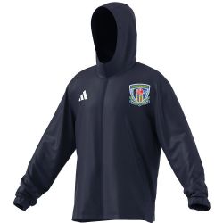 Shirebrook Cricket Club adidas Cricket Entrada 26 All Weather Jacket Navy Jnr
