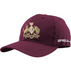 Sidney Sussex College CC GN Pro Fit Cap Maroon