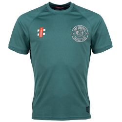 High Farndale CC GN Green Matrix TShirt  Snr