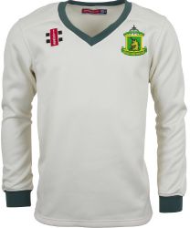 Butterley United Cricket Club GN Pro Performance Green L/S Trim Sweater Jnr