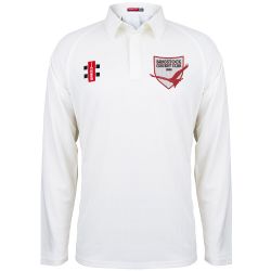Brigstock CC GN Matrix Cricket Shirt L/S Snr