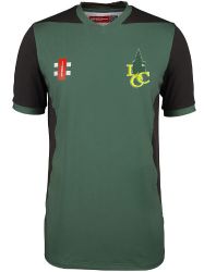Lowdham Cricket Club GN Pro Performance T20 S/S Cricket Shirt Green  nr