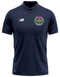 Linton Village Cricket Club New Balance Polo Shirt Navy  Snr
