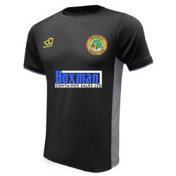 Mansfield CC Masuri Cricket Training Shirt Black Jnr