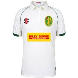 Kilmarnock Cricket Club GN Matrix Green Cricket Shirt S/S Snr