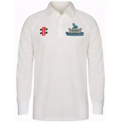 Broadclyst CC GN Matrix Cricket Shirt L/S Snr