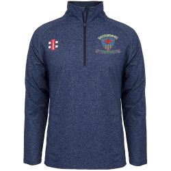 Shirebrook CC GN Navy Velocity Mid Layer  Snr