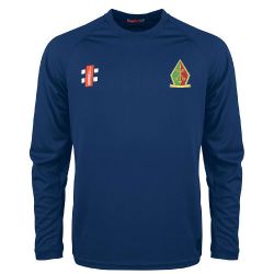 Ilford Catholic Cricket Club GN Navy Matrix Long Sleeve Tee  Jnr