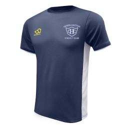 Herbrandston Cricket Club Masuri Cricket Training Shirt Navy/White  Snr