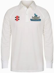 Broadclyst CC GN Matrix Cricket Shirt L/S Snr