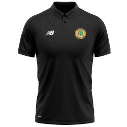 Mansfield Cricket Club New Balance Polo Shirt Black  Jnr