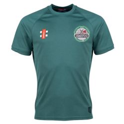Marchwiel and Wrexham  CC GN Green Matrix SS Tee  Snr