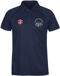 London Colney Cricket Club GN Navy Matrix Polo Shirt  Snr