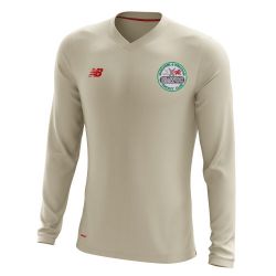 Marchwiel and Wrexham Cricket Club New Balance Long Sleeve Sweater Jnr
