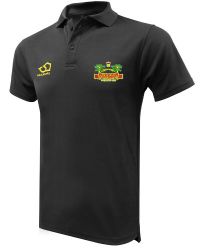 Duffield Cricket Club Masuri Cricket Polo Shirt Black  Jnr