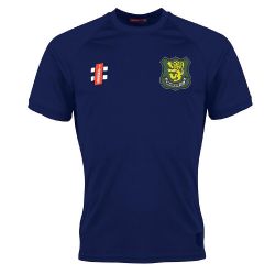 Bramcote CC GN Navy Matrix TShirt  Snr