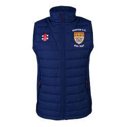 Burton (Derbyshire) CC GN Pro Performance Navy Bodywarmer  Snr