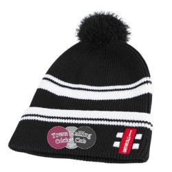 Town Malling CC GN Black Bobble Hat