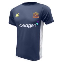Wollaton CC Masuri Cricket Training Shirt Navy  Jnr