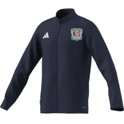 Shirebrook Cricket Club adidas Cricket Entrada 26 Tech Full Zip Track Jacket Navy Jnr